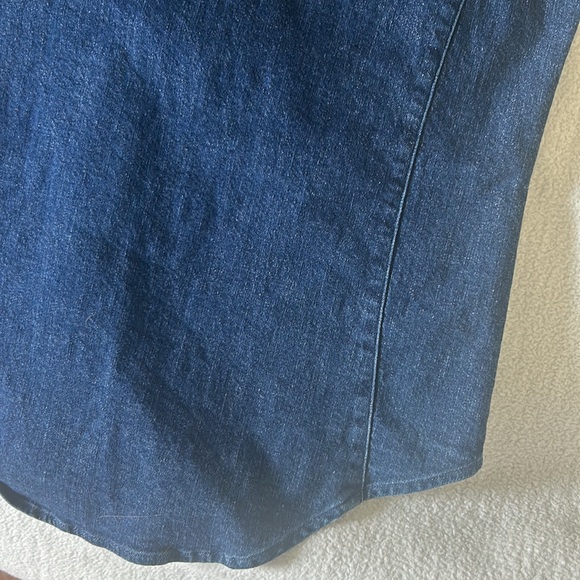 F.by Faconnable jeans blouse size xs 98% cotton 2% spandex perfect condition - Picture 5 of 7
